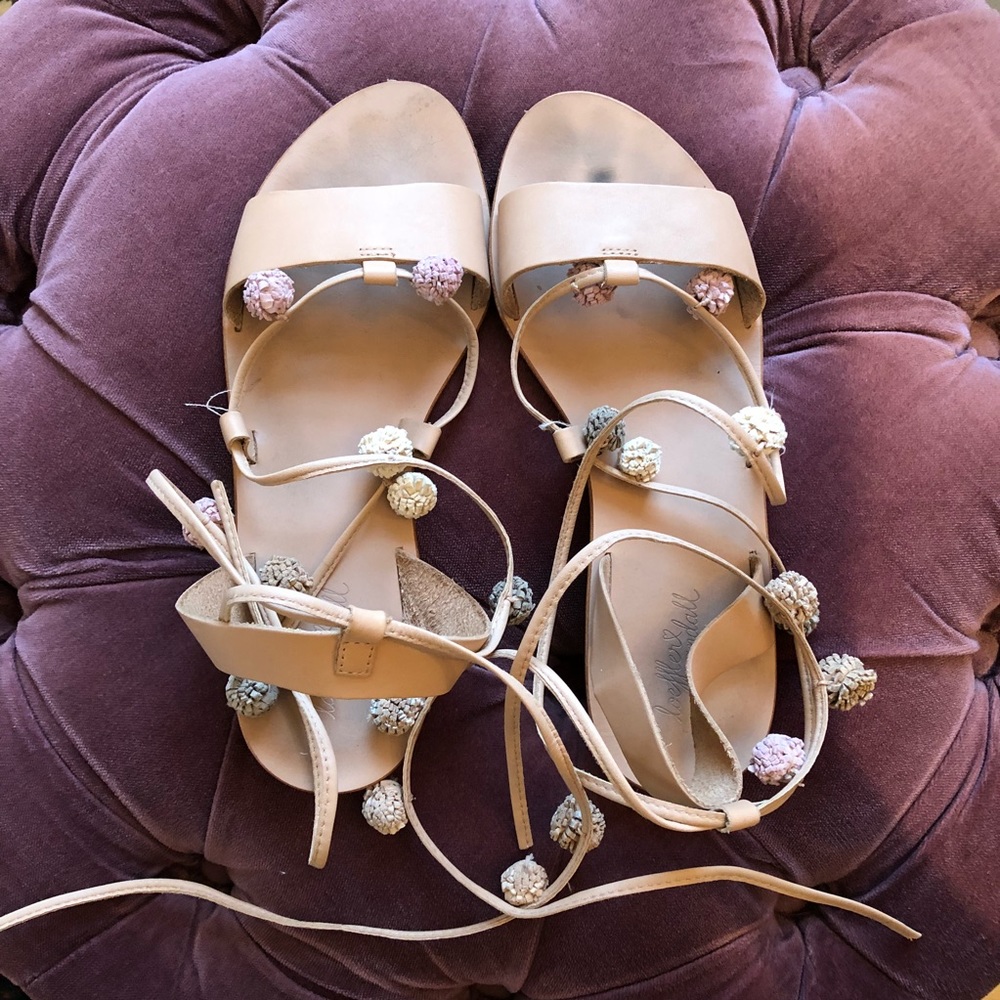 Loeffler Randall Pom Pom sandals